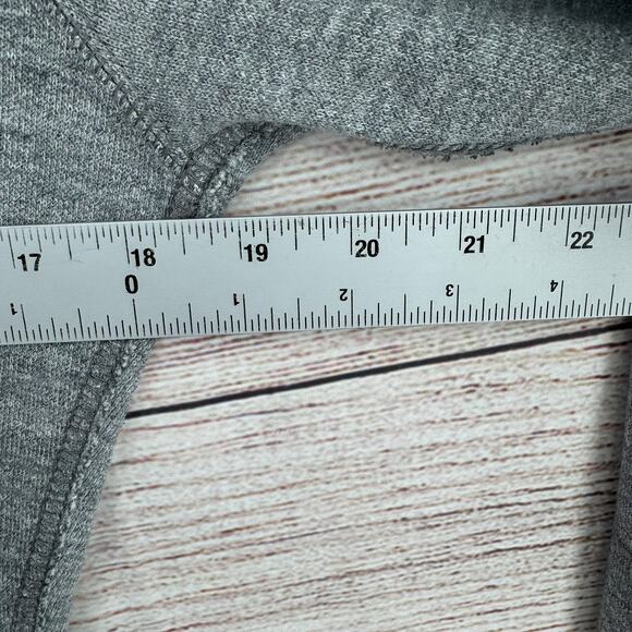 Ruehl No.925 Terry Cloth Full Zip Hoodie Sweatshirt Womens Small Gray - Picture 9 of 10